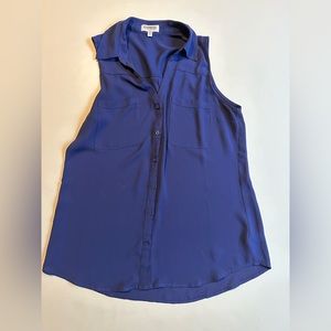 Express blue blouse